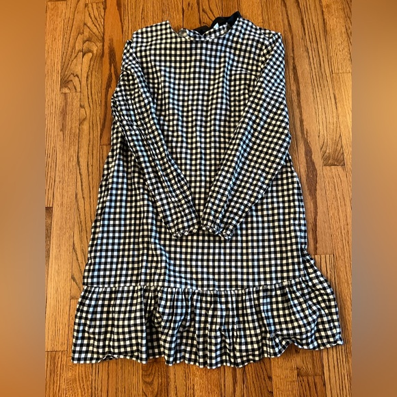 J Crew Black And White Gingham Dress Midi Dress J Crew Button Front Dress  Fashion Dresses